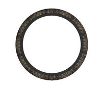 WZYWHJ Steering Wheel Cover - Protects and Decorates Your Car - Easy Installation - Suitable for Cars, SUVs, ATVs, and Trucks Symmetrical electrode path Pattern