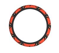 WZYWHJ Steering Wheel Cover - Protects and Decorates Your Car - Easy Installation - Suitable for Cars, SUVs, ATVs, and Trucks Skateboarding First Pattern