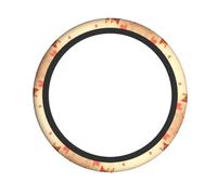 WZYWHJ Steering Wheel Cover - Protects and Decorates Your Car - Easy Installation - Suitable for Cars, SUVs, ATVs, and Trucks Cat Chasing Butterfly Printing