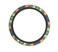 WZYWHJ Steering Wheel Cover - Protects and Decorates Your Car - Easy Installation - Suitable for Cars, SUVs, ATVs, and Trucks The mysterious Venus flytrap waits Picture
