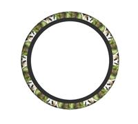 WZYWHJ Steering Wheel Cover - Protects and Decorates Your Car - Easy Installation - Suitable for Cars, SUVs, ATVs, and Trucks Cute Panda Pattern