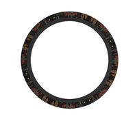 WZYWHJ Steering Wheel Cover - Protects and Decorates Your Car - Easy Installation - Suitable for Cars, SUVs, ATVs, and Trucks Castle and Starry Sky at Night Printing