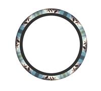 WZYWHJ Steering Wheel Cover - Protects and Decorates Your Car - Easy Installation - Suitable for Cars, SUVs, ATVs, and Trucks Cute Panda (1) Printing