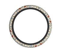 WZYWHJ Steering Wheel Cover - Protects and Decorates Your Car - Easy Installation - Suitable for Cars, SUVs, ATVs, and Trucks Antique Orientalist Art Printing