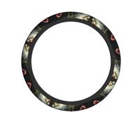 WZYWHJ Steering Wheel Cover - Protects and Decorates Your Car - Easy Installation - Suitable for Cars, SUVs, ATVs, and Trucks The Venus Flytrap Waits Picture