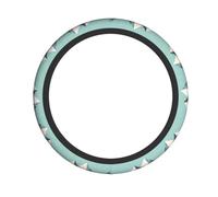 WZYWHJ Steering Wheel Cover - Protects and Decorates Your Car - Easy Installation - Suitable for Cars, SUVs, ATVs, and Trucks Minimalist Peak Picture
