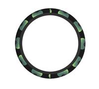 WZYWHJ Steering Wheel Cover - Protects and Decorates Your Car - Easy Installation - Suitable for Cars, SUVs, ATVs, and Trucks Little Fox Behind The Tree Printing