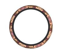 WZYWHJ Steering Wheel Cover - Protects and Decorates Your Car - Easy Installation - Suitable for Cars, SUVs, ATVs, and Trucks Red vines Picture