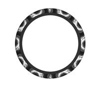 WZYWHJ Steering Wheel Cover - Protects and Decorates Your Car - Easy Installation - Suitable for Cars, SUVs, ATVs, and Trucks Star Ring Cosmic Vortex Pattern