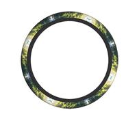 WZYWHJ Steering Wheel Cover - Protects and Decorates Your Car - Easy Installation - Suitable for Cars, SUVs, ATVs, and Trucks Ancient Oak Trees Towering Prints