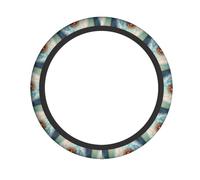 WZYWHJ Steering Wheel Cover - Protects and Decorates Your Car - Easy Installation - Suitable for Cars, SUVs, ATVs, and Trucks Beautiful dandelion Pattern
