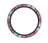 WZYWHJ Steering Wheel Cover - Protects and Decorates Your Car - Easy Installation - Suitable for Cars, SUVs, ATVs, and Trucks Octopus Tentacles Printing