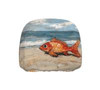 WZYWHJ Stranded Fish Printed Seat Head Pillowcase Car Truck General Motors Parts Protective Cover one Pack