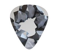 Wzywhj Strange Irregular Graphics Printed Guitar Picks 12 Piece, Easy Grip Uke Picks Hold In One'S Hands, Ukulele, Acoustic Or Electric Electric Guitar