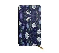 WZYWHJ Stylish Chimes wallpaper pattern Picture Leather Wallet - Long Clutch for Women, RDurable Material, 12 Card Slots, Zipper Compartments