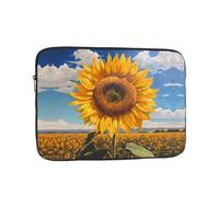 WZYWHJ Sunflowers in The Rising Sun Printed Shockproof Portable Laptop Sleeve Case 15 inch for Men and Women Business Travel, School, Office Daily Use