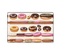 WZYWHJ Sweet Doughnut Printing Anti-Slip Floor mat Carpet Rug 72"x48" for Living Room Office Coffee Table Bed Balcony