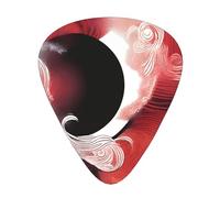 Wzywhj Tai Chi Abstract Pattern Pattern Guitar Pick Easy Grip Uke Picks For Your Bass, Ukulele, Acoustic And Electric Guitar，12 Piece