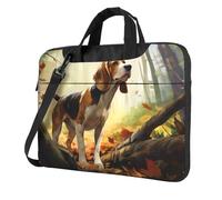WZYWHJ Tame Beagle Printing Ultra-thin portable single-shoulder laptop bag 13 inch computer accessories soft shockproof for laptops