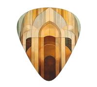 Wzywhj The Art Of Decoration Pattern Guitar Pick Easy Grip Uke Picks For Your Bass, Ukulele, Acoustic And Electric Guitarï¼Œ12 Piece