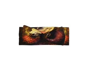 WZYWHJ The giant forest python Printed baby bow headbands and elastic soft hair accessories for newborns and girls