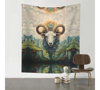 WZYWHJ The leader of the valley Printed Decorative tapestry 60x51 inch Suitable for wall hanging, dormitory