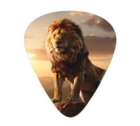 Wzywhj The Lion King Printed Guitar Picks 12 Piece, Easy Grip Uke Picks Hold In One'S Hands, Ukulele, Acoustic Or Electric Electric Guitar