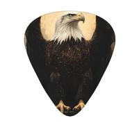 Wzywhj The Majestic Eagle Picture Guitar Pick Easy Grip Uke Picks Comfortable Feel, Ukulele, Acoustic And Electric Guitar，Guitar Plectrums 12'S