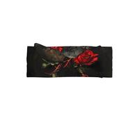 WZYWHJ Thorn Dark Rose Printed baby bow headbands and elastic soft hair accessories for newborns and girls