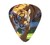 Wzywhj Tiger Cub Playing Football Picture Guitar Pick Easy Grip Uke Picks Comfortable Feel, Ukulele, Acoustic And Electric Guitar，Guitar Plectrums 12'S