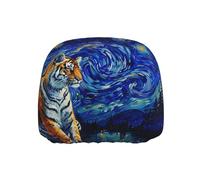 WZYWHJ Tiger in The Sky Printed Seat Head Pillowcase Car Truck General Motors Parts Protective Cover one Pack