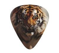 Wzywhj Tiger Running Pattern Guitar Pick Easy Grip Uke Picks For Your Bass, Ukulele, Acoustic And Electric Guitar,12 Piece