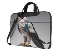 WZYWHJ Topological Falcon Pattern Ultra-thin portable single-shoulder laptop bag 15.6 inch computer accessories soft shockproof for laptops