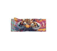 WZYWHJ Tribal Tiger Stripe Pattern baby bow headbands and elastic soft hair accessories for newborns and girls
