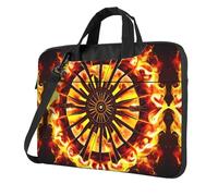 WZYWHJ Turning the flame Prints Ultra-thin portable single-shoulder laptop bag 14 inch computer accessories soft shockproof for laptops