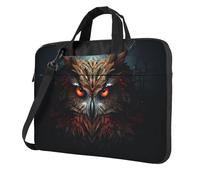 WZYWHJ Twin Peaks Owl Pattern Ultra-thin portable single-shoulder laptop bag 13 inch computer accessories soft shockproof for laptops