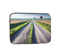 WZYWHJ Uneven Country Road Printing Shockproof Portable Laptop Sleeve Case 10 inch for Men and Women Business Travel, School, Office Daily Use
