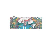 WZYWHJ Unicorns by the river Pattern baby bow headbands and elastic soft hair accessories for newborns and girls