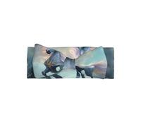 WZYWHJ Unicorns on the Run Printed baby bow headbands and elastic soft hair accessories for newborns and girls