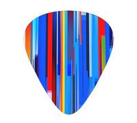 Wzywhj Vertical Stroke Printed Guitar Picks 12 Piece, Easy Grip Uke Picks Hold In One'S Hands, Ukulele, Acoustic Or Electric Electric Guitar