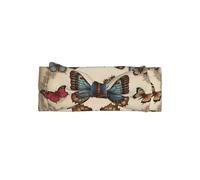 WZYWHJ Victorian Butterfly Pattern baby bow headbands and elastic soft hair accessories for newborns and girls