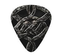 Wzywhj Viking Symbols Pattern Guitar Pick Easy Grip Uke Picks For Your Bass, Ukulele, Acoustic And Electric Guitarï¼Œ12 Piece
