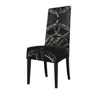 WZYWHJ Viking Symbols Prints Detachable Chair Cover Quick Installation and Easy Maintenance Suitable for Square Chair Backs