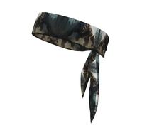 WZYWHJ Werewolf HD Printing Headbands,Sports Head Tie,Headband for Men and Women,Hair Band for Running Workout Football
