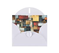 WZYWHJ White Holiday Greeting Card for Christmas, Birthday, Anniversary & more Memory Fragments Picture