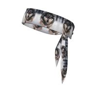 WZYWHJ wolves Printed Headbands,Sports Head Tie, Headband for Men and Women, Hair Band for Running Workout Football