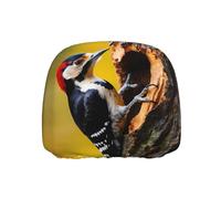 WZYWHJ Woodpecker Pecking at Tree Holes Printed Seat Head Pillowcase Car Truck General Motors Parts Protective Cover one Pack