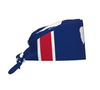WZYWHJ Wyoming State Flag Printing Cleaning Work hat Sweatband Suitable for Men and Women, Adjustable Elastic Strap Black