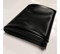WZYX Pond Liner HDPE Rubber 2x4m 2x6m 3x4m 4x8m 5x5m 5x8m 6x8m 8x8m Black Pond Skins Pre-Cut Waterproof Membrane Tear-Resistant Durable