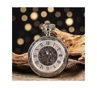 WZYYCV Scale Pocket Watches Pocket Watch Automatic Mechanical Pocket Watch Vintage Skeleton Pocket Watch Roman Non-flip Birthday Fathers Day